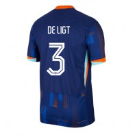 Netherlands Matthijs de Ligt #3 Replica Away Shirt Euro 2024 Short Sleeve